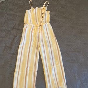 Long yellow romper